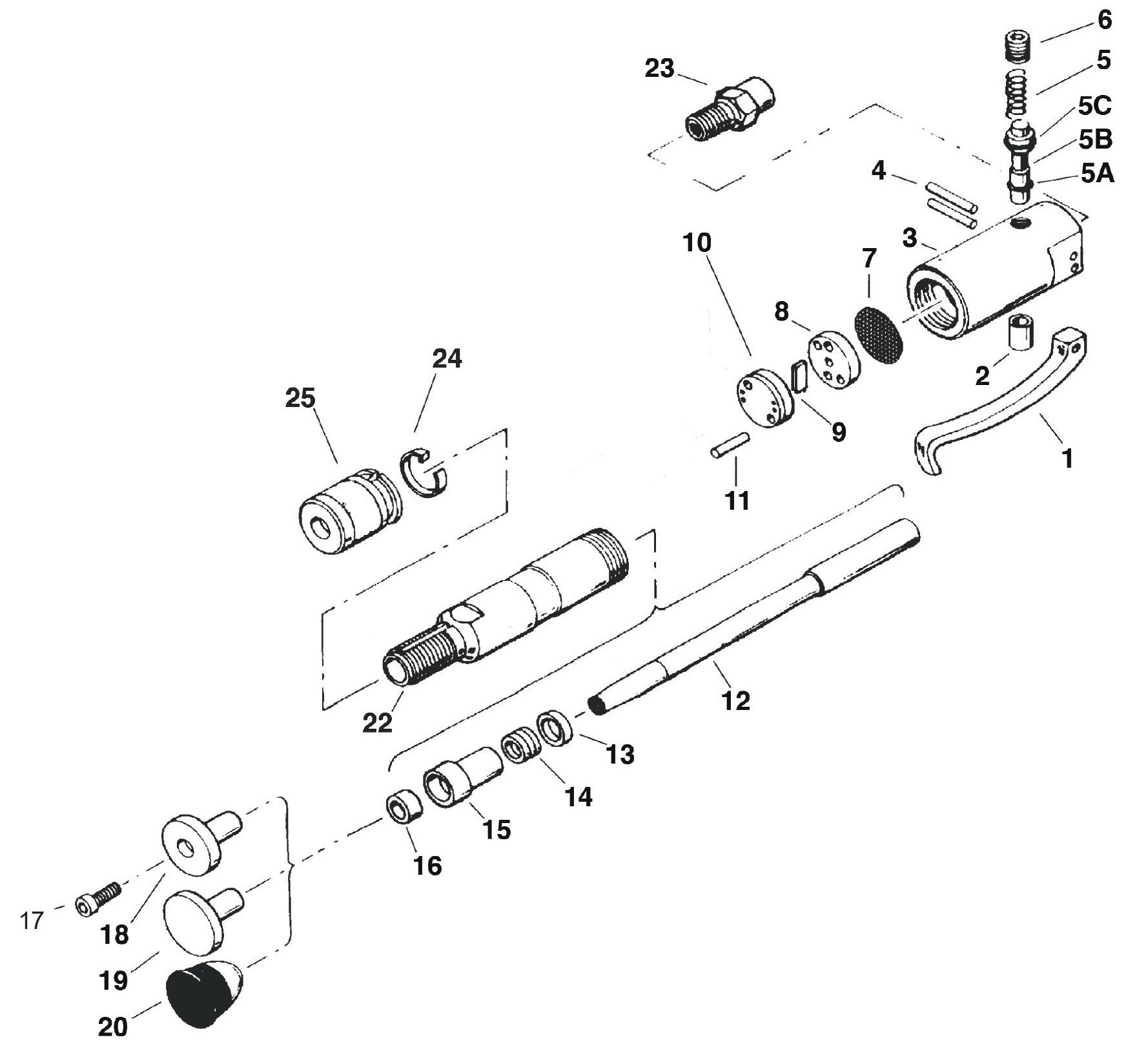 S-2BAR Rammer Replacement Parts By Tamco