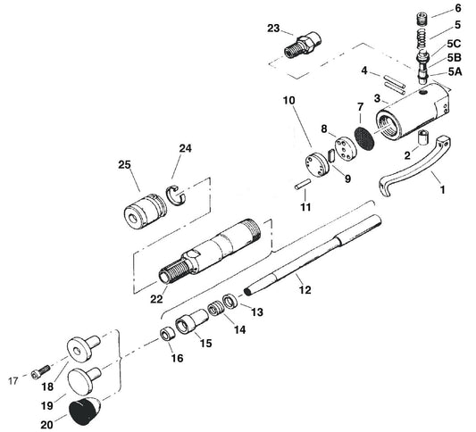 S-2BAR Rammer Replacement Parts By Tamco