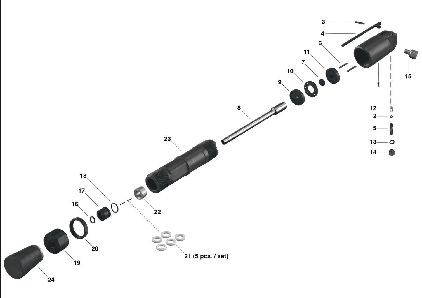 SF-00BA Rammer Replacement Parts By Tamco