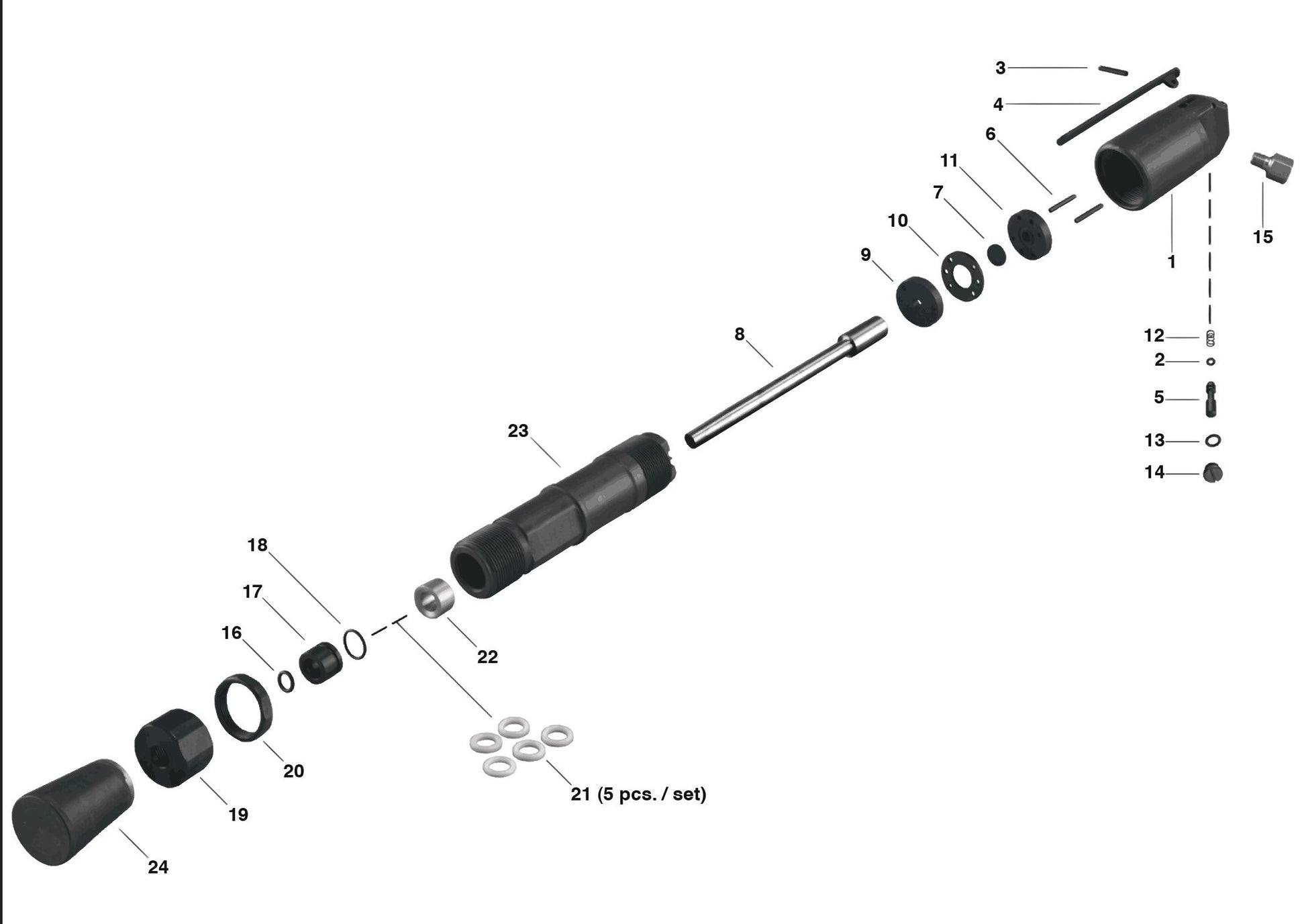 SF-00BA Rammer Replacement Parts By Tamco