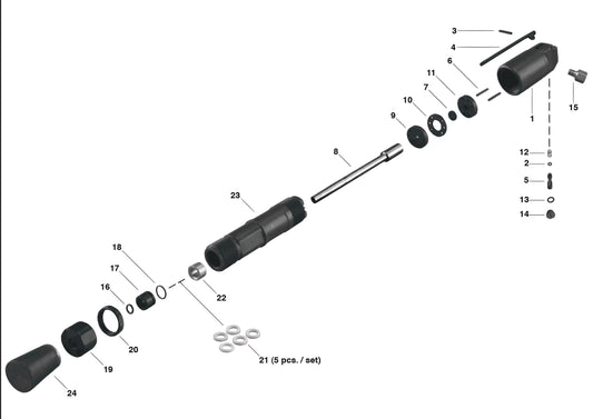 SF-00BA Rammer Replacement Parts By Tamco