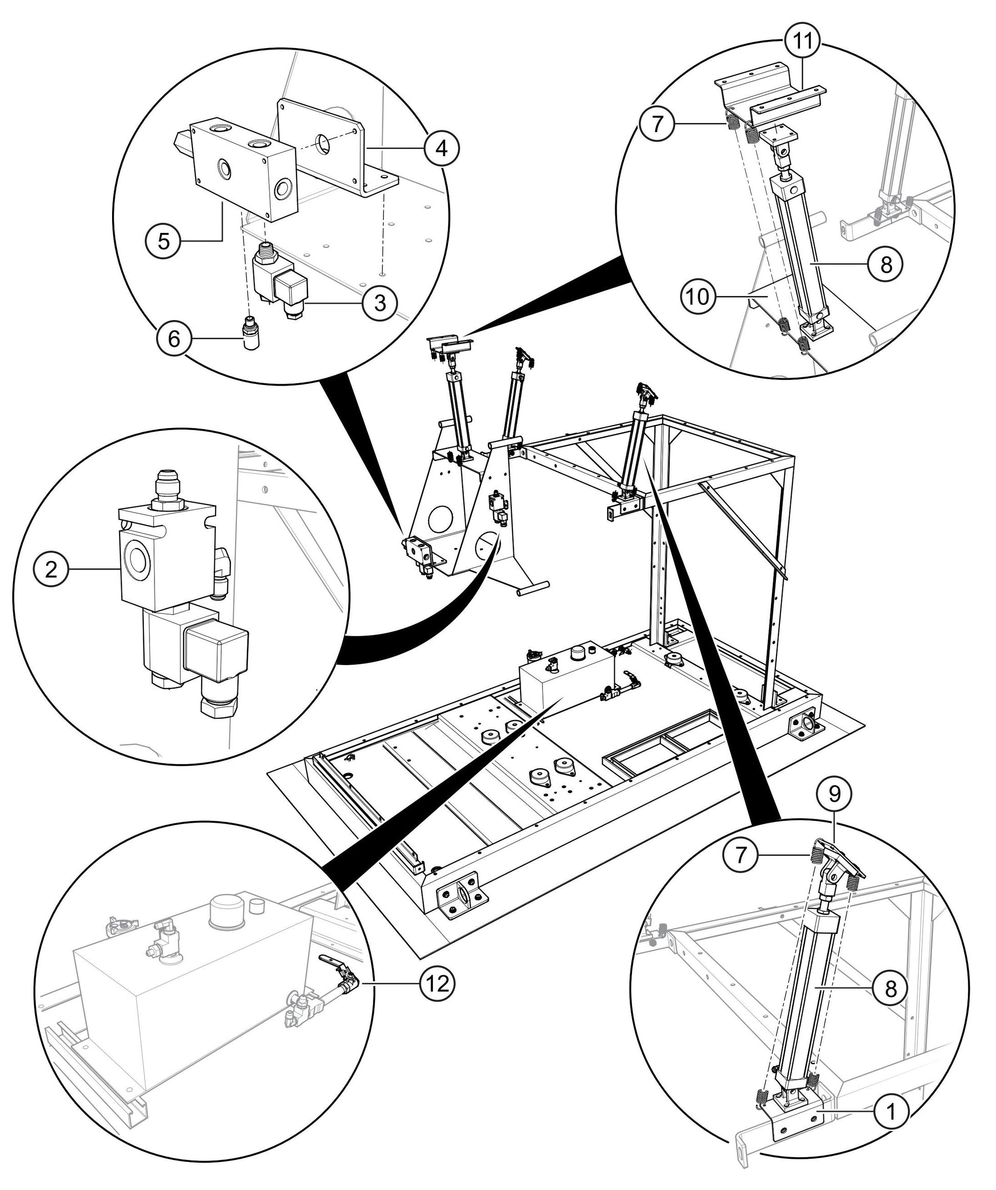 SG1400C4F & SG1600C4F Vent Actuators Assembly Parts