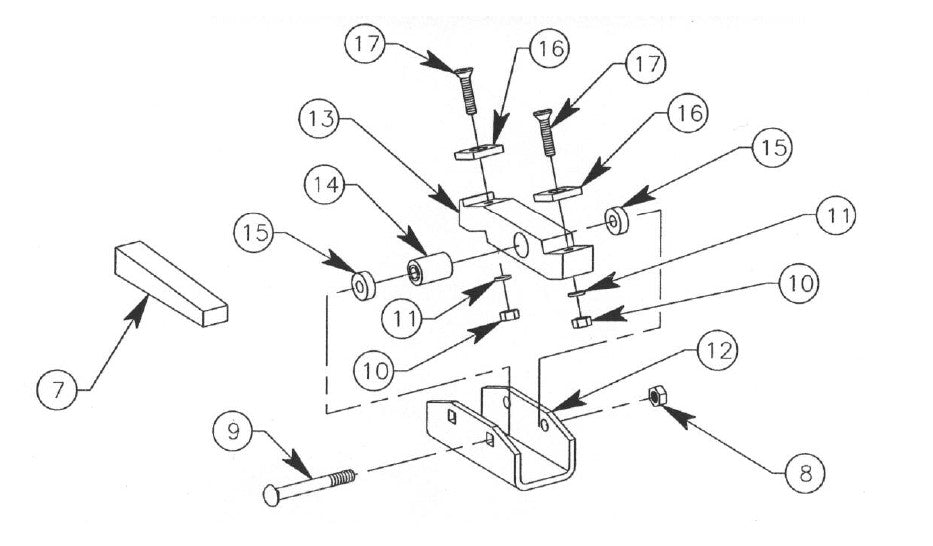 SG24 Cutter Assembly SCRAPE-R-TACH ® Coating Removal System SG24 Series Surface Grinders Parts By General Equipment