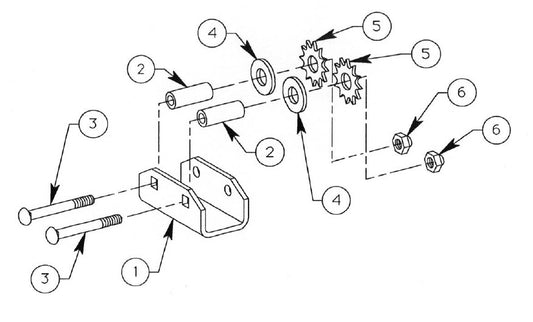 SG24 Scarifier Assembly SG24 Series Surface Grinders Parts By General Equipment