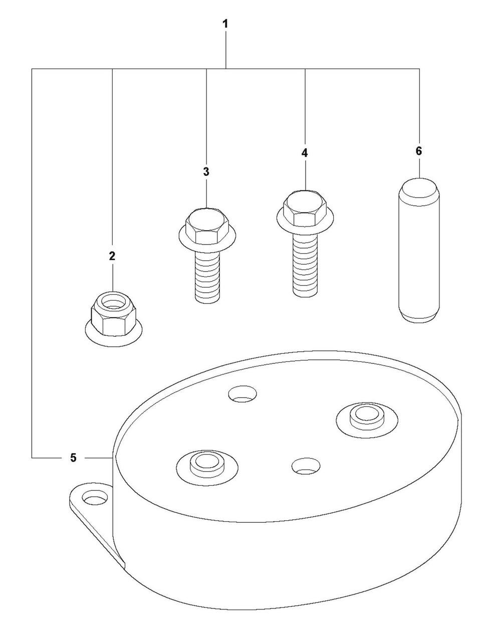 LT 800 Shock Absorber Repair Kit Assembly Parts by Husqvarna