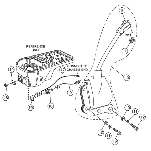 SHS62A Cut-Off Saw - Ignition Coil Assembly Parts