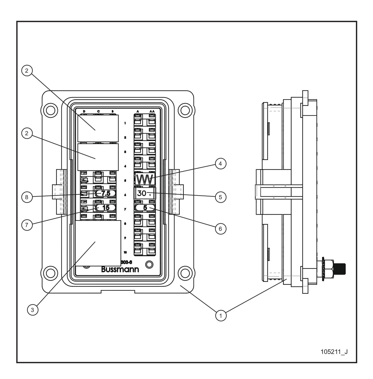 SLS Harness Control Panel Parts By Allmand