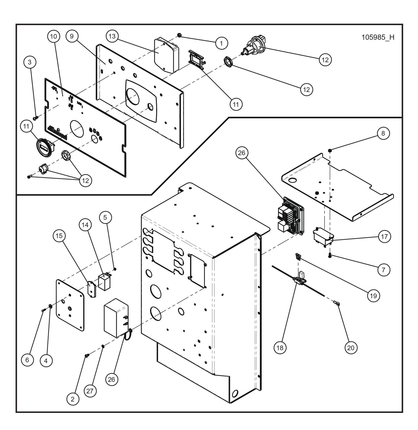 SLS Key Start Engine Control Parts By Allmand