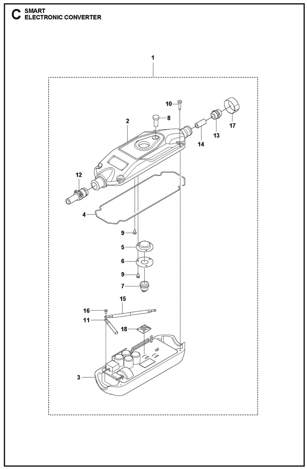 Electronic Converter Parts For Smart By Husqvarna