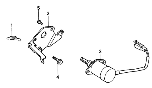 GA6HB GA6HEB HONDA GX340R2EDE2 Solenoid Assembly Parts By Multiquip