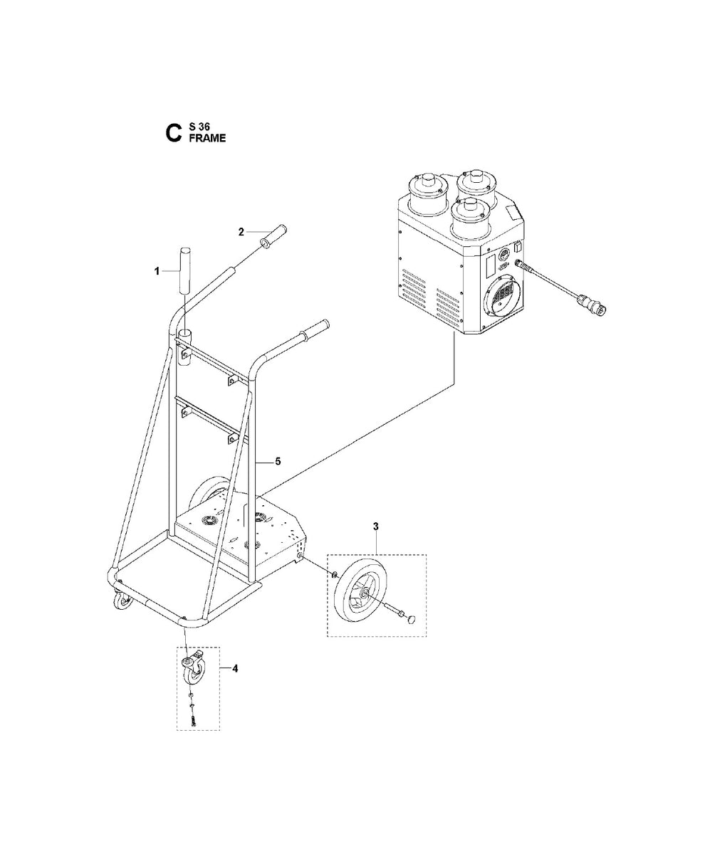 S 36 Frame Assembly Parts