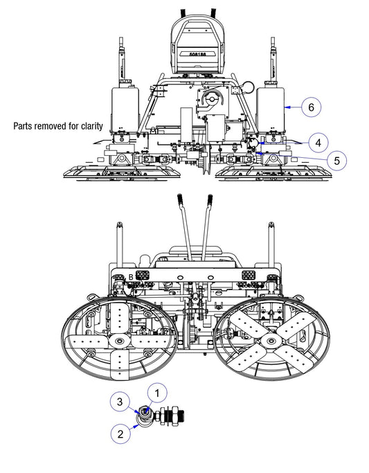 MP235 Mechanical Pro Riders Spray system Assembly Parts by Allen Engineering