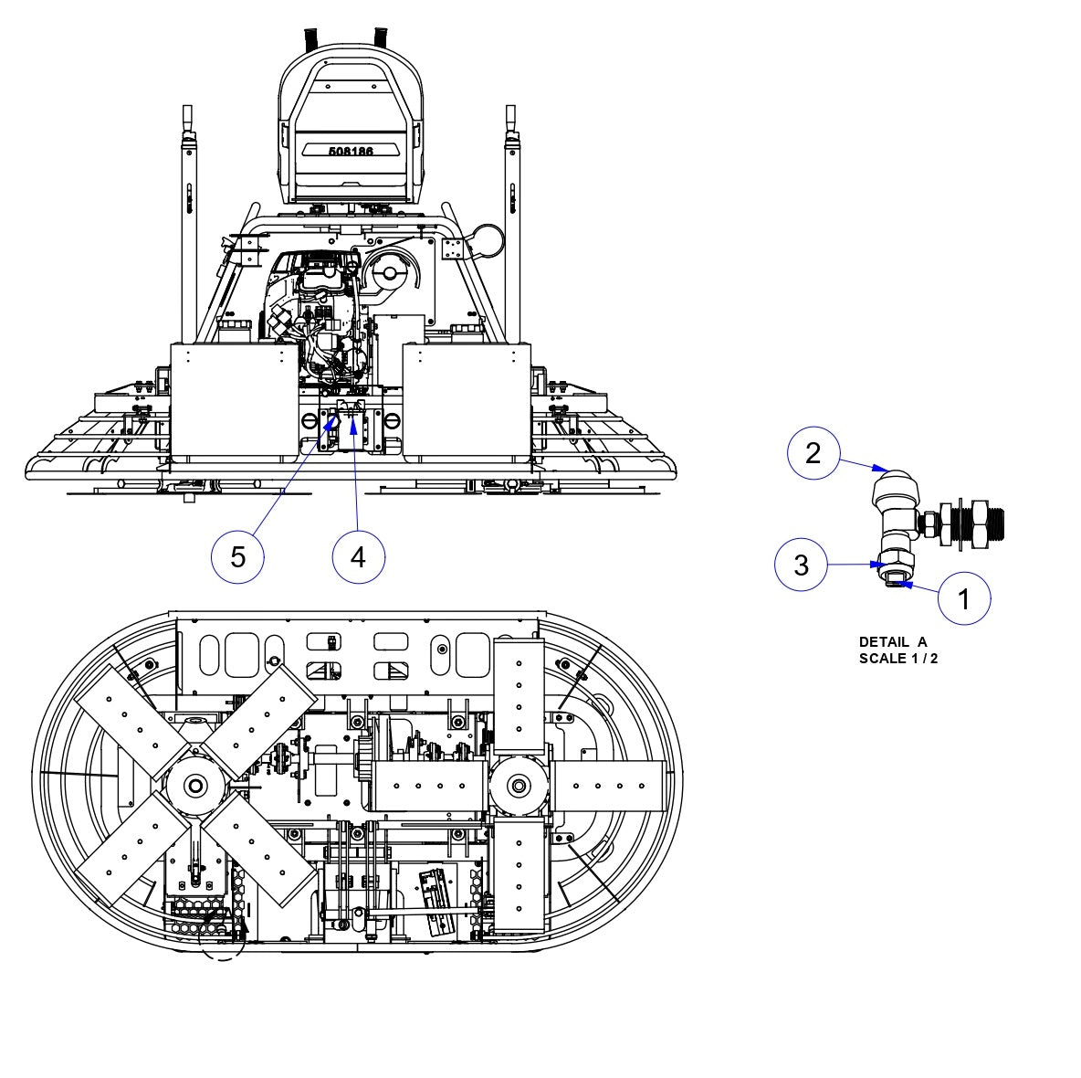 MP215 Mechanical Pro Riders Spray System Assembly Parts by Allen Engineering