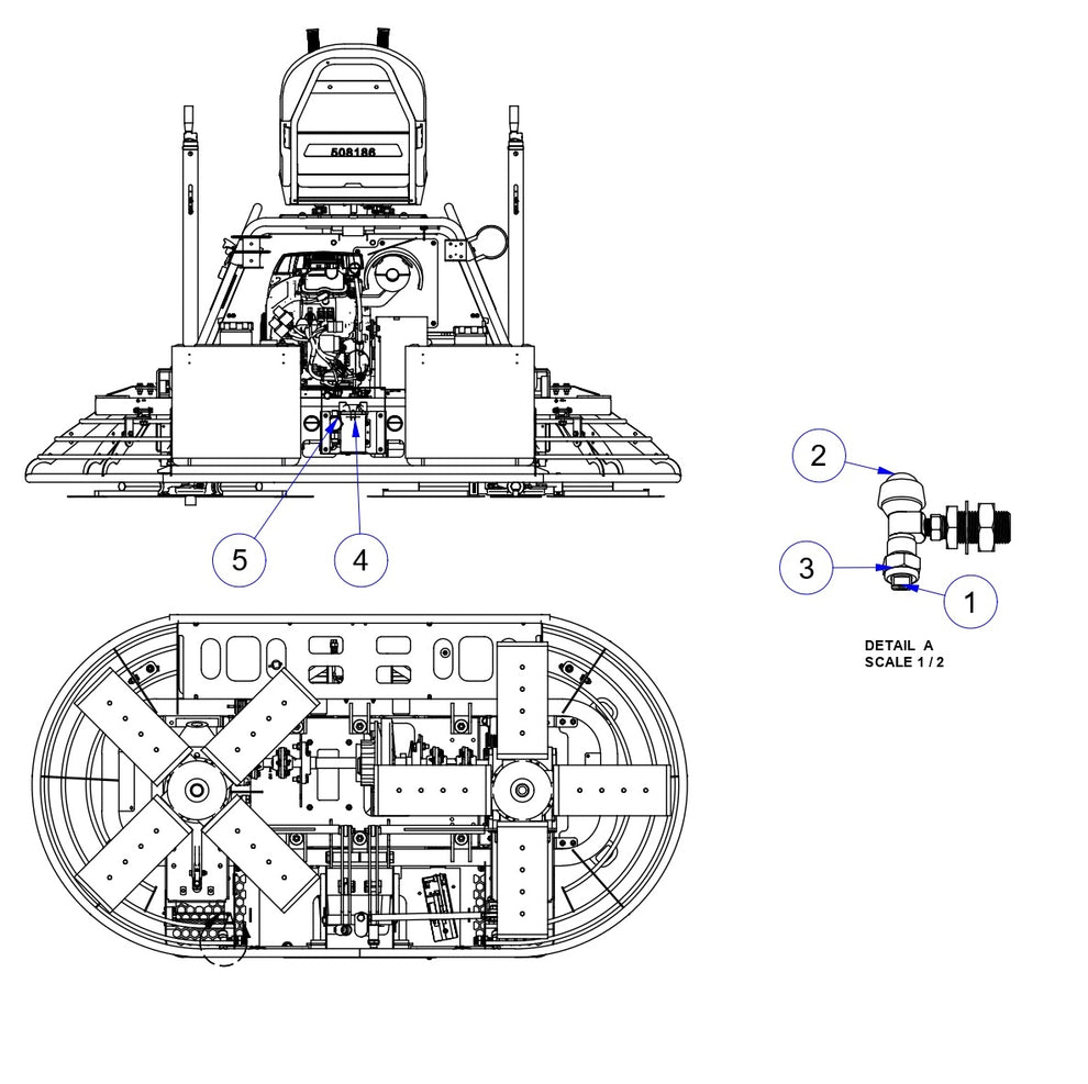 MP215 Mechanical Pro Riders Spray System Assembly Parts by Allen Engineering