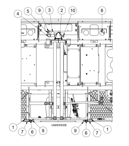MSP445 Mechanical Super Pro Riders Spray System Assembly Parts by Allen Engineering
