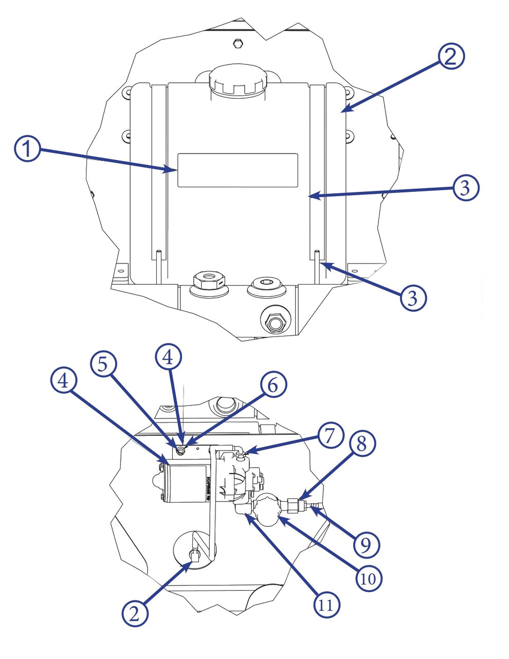 HP205 High Performance Riders Spray system Assembly-1 Parts by Allen Engineering