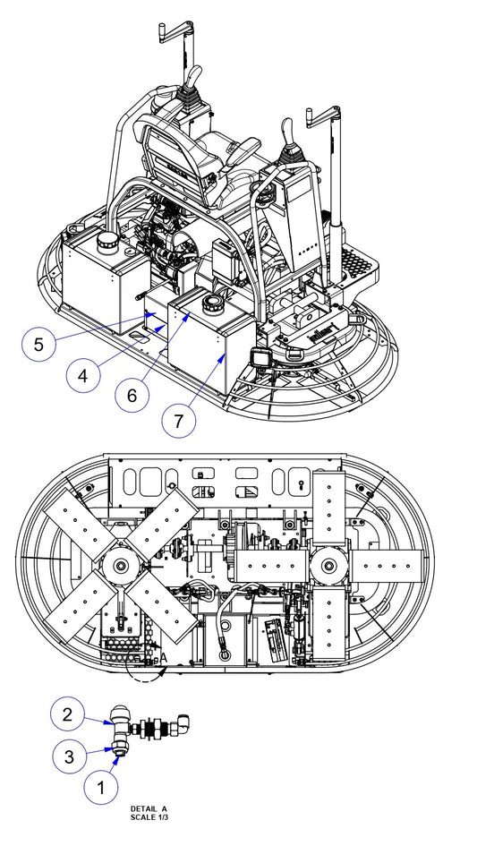 MP245 Mechanical Pro Riders Spray System Assembly Parts by Allen Engineering