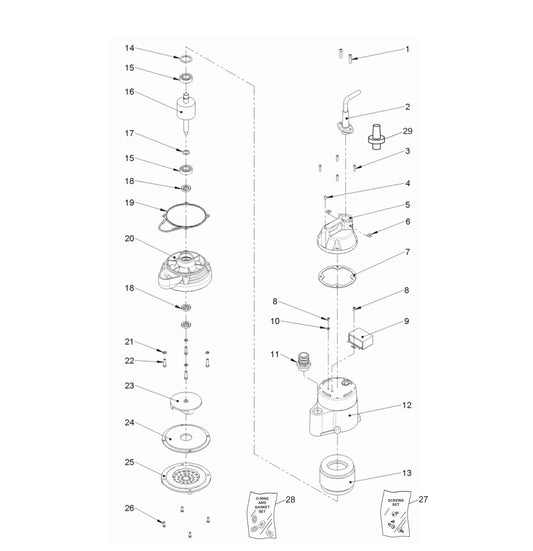 ST1 Pump Assembly Parts