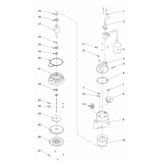 ST1F Pump Assembly Parts