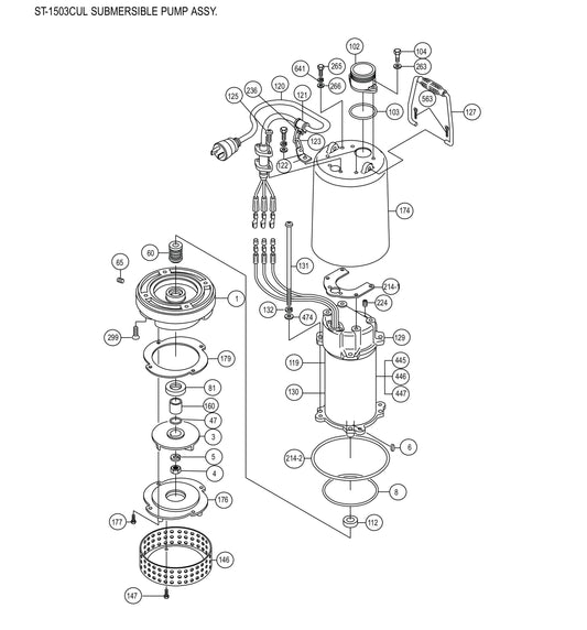 ST1503CUL Electric Submersible Pump Assembly Parts-1