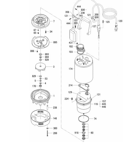ST2037F Pump Assembly Parts