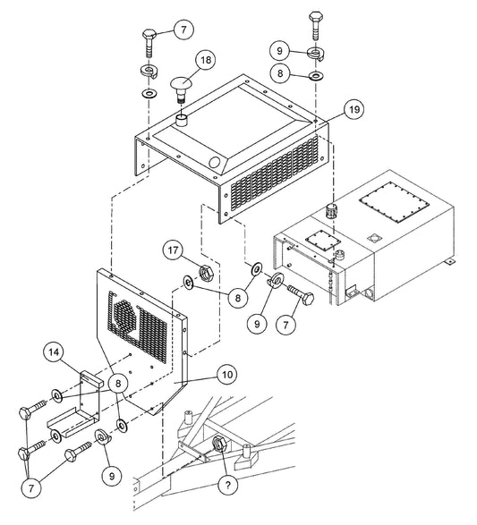 ST-45HRM Front Cover Assembly Parts