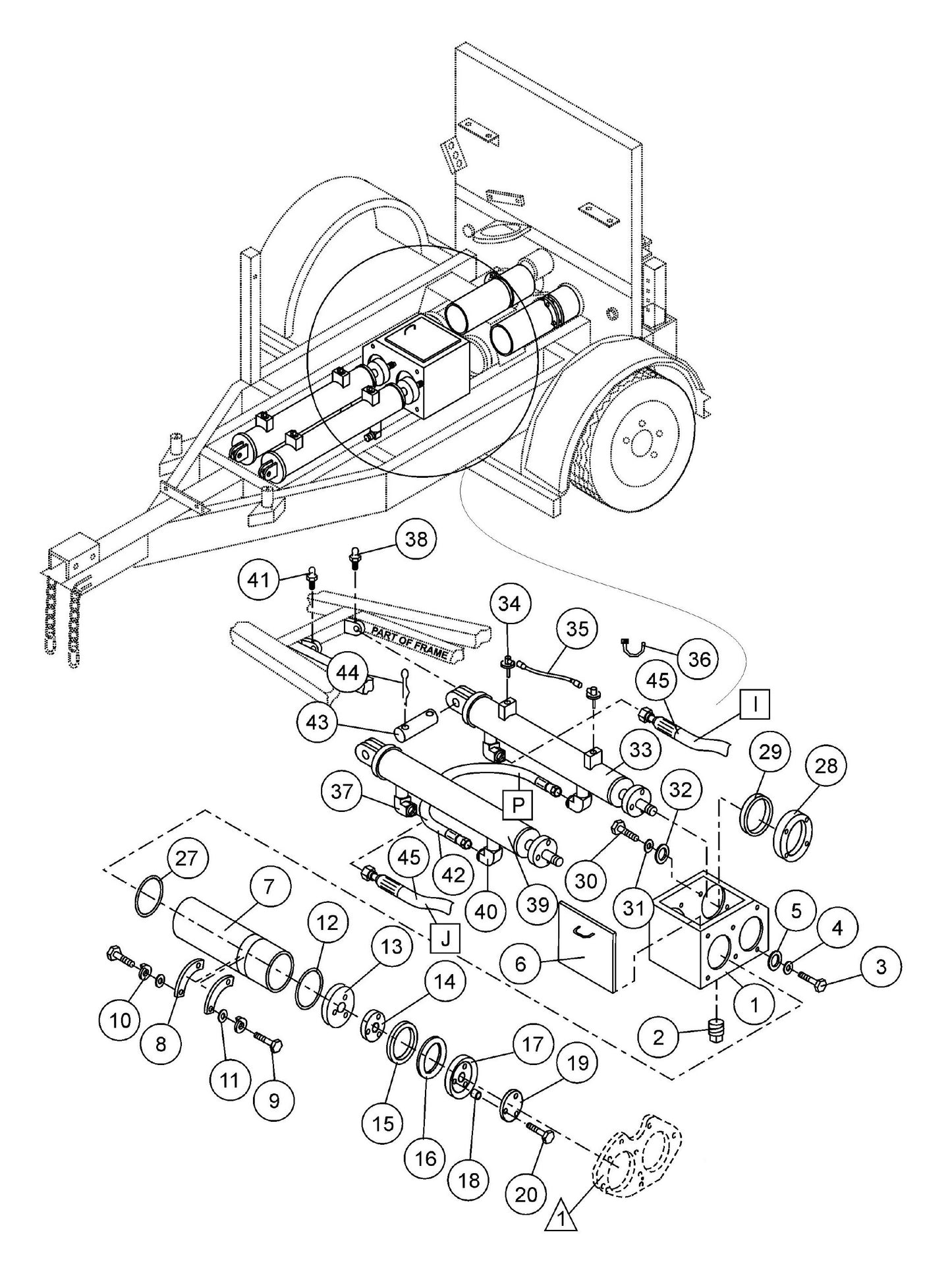 ST-45HRM Lubrication Pistons Assembly Parts
