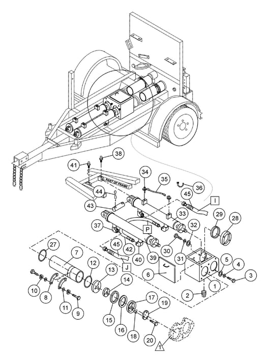 ST-45HRM Lubrication Pistons Assembly Parts
