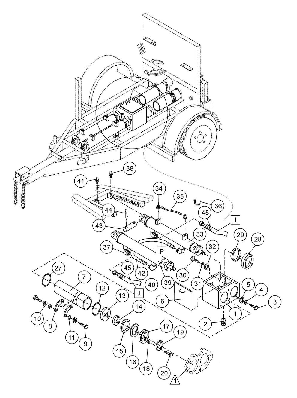 ST-45HRM Lubrication Pistons Assembly Parts