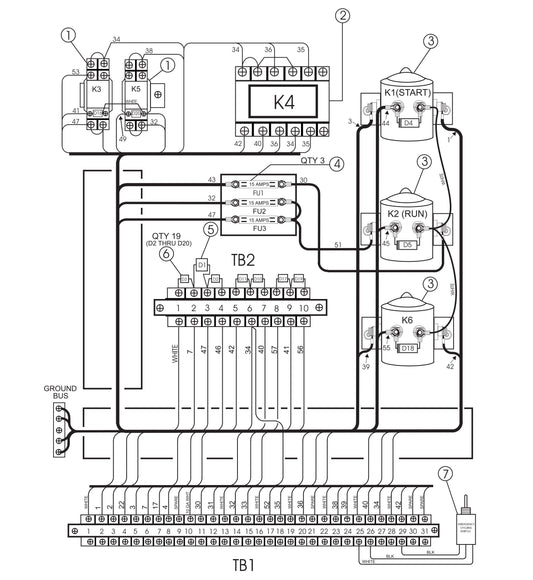 ST-70 Control Panel Interior Assembly Parts