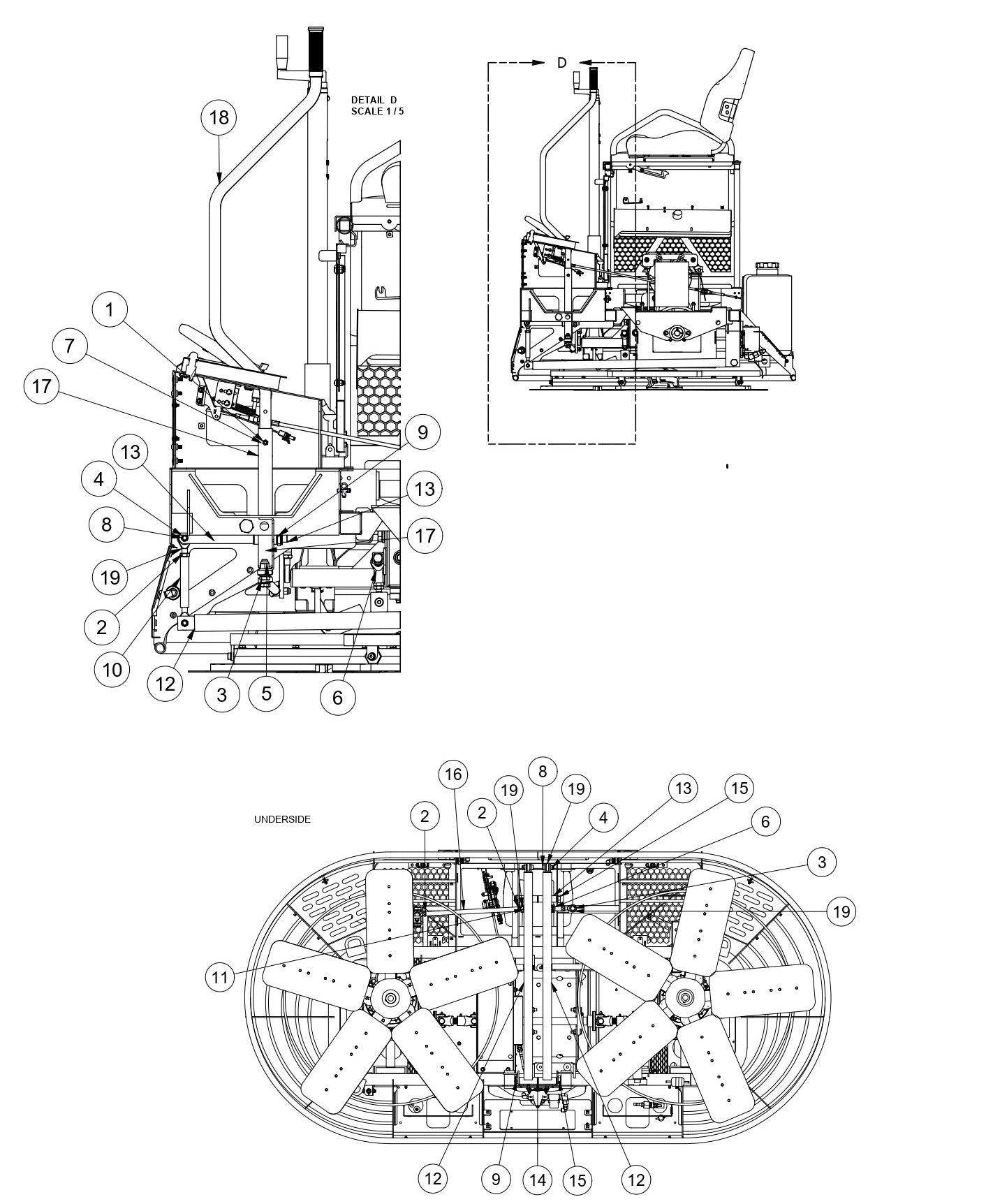 MSP445 Mechanical Super Pro Riders Parts by Allen Engineering