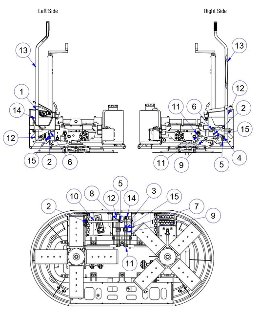 MP215 Mechanical Pro Riders Steering System Assembly Parts by Allen Engineering