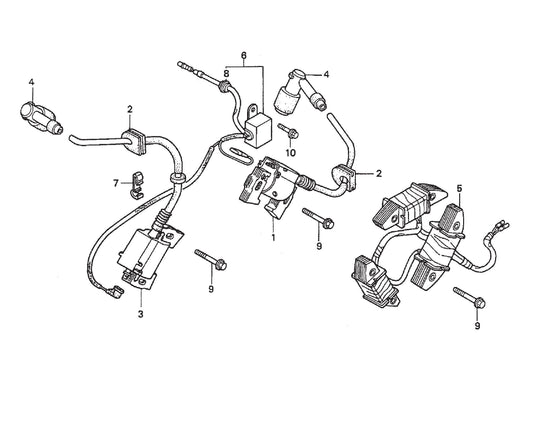 STR36SP HONDA GX670TAF-Ignition Coil Assembly Parts