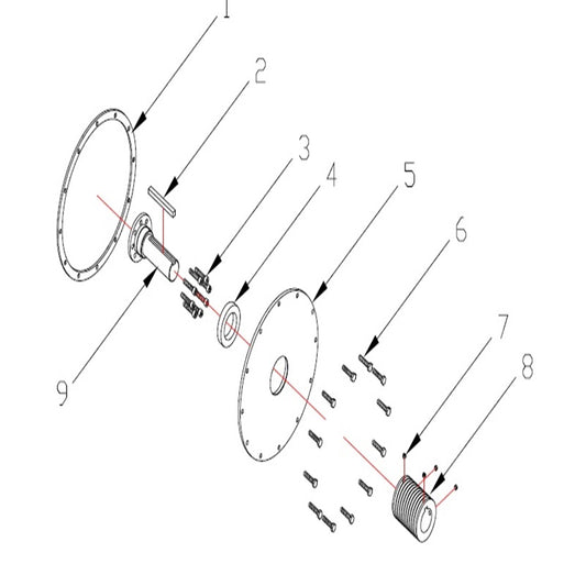 C3120 C6120 Stub Shaft Group 31HP and 61HP Parts By Norton Clippers