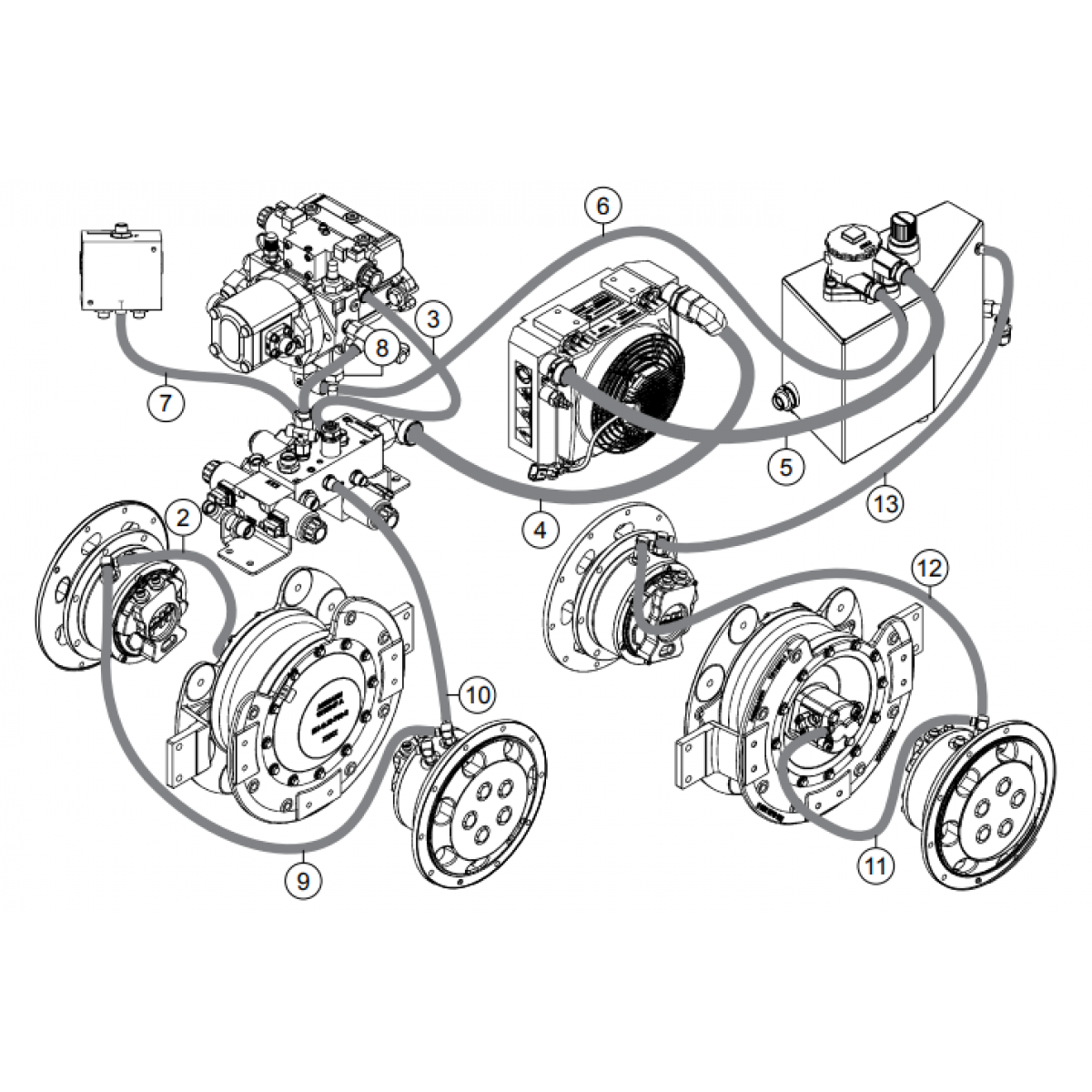 AAAA RX1575- Suction And Leakage Hose  Assembly Parts By Multiquip