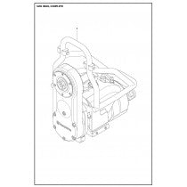 Saw Head, Complete Parts For WS 482 HF By Husqvarna