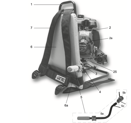 BP-50A Backpack Parts