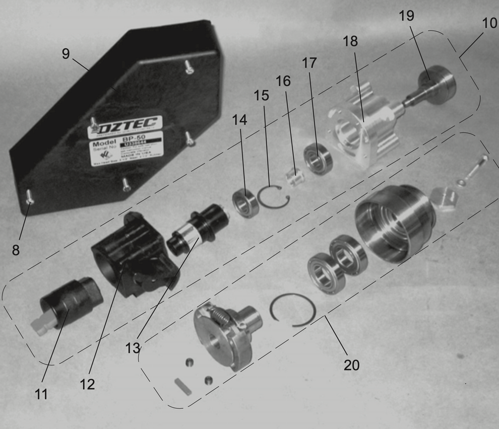 BP-50A Drive Block and Clutch Assembly
