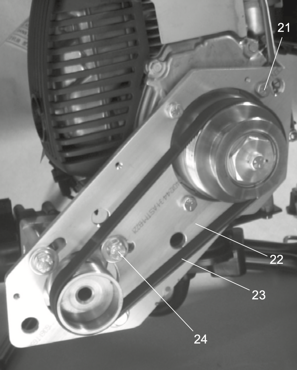 BP-50A Pulley and Belt Bracket Assembly