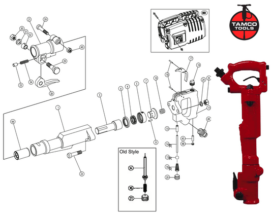 CD20 Clay Digger Replacement Parts by Tamco