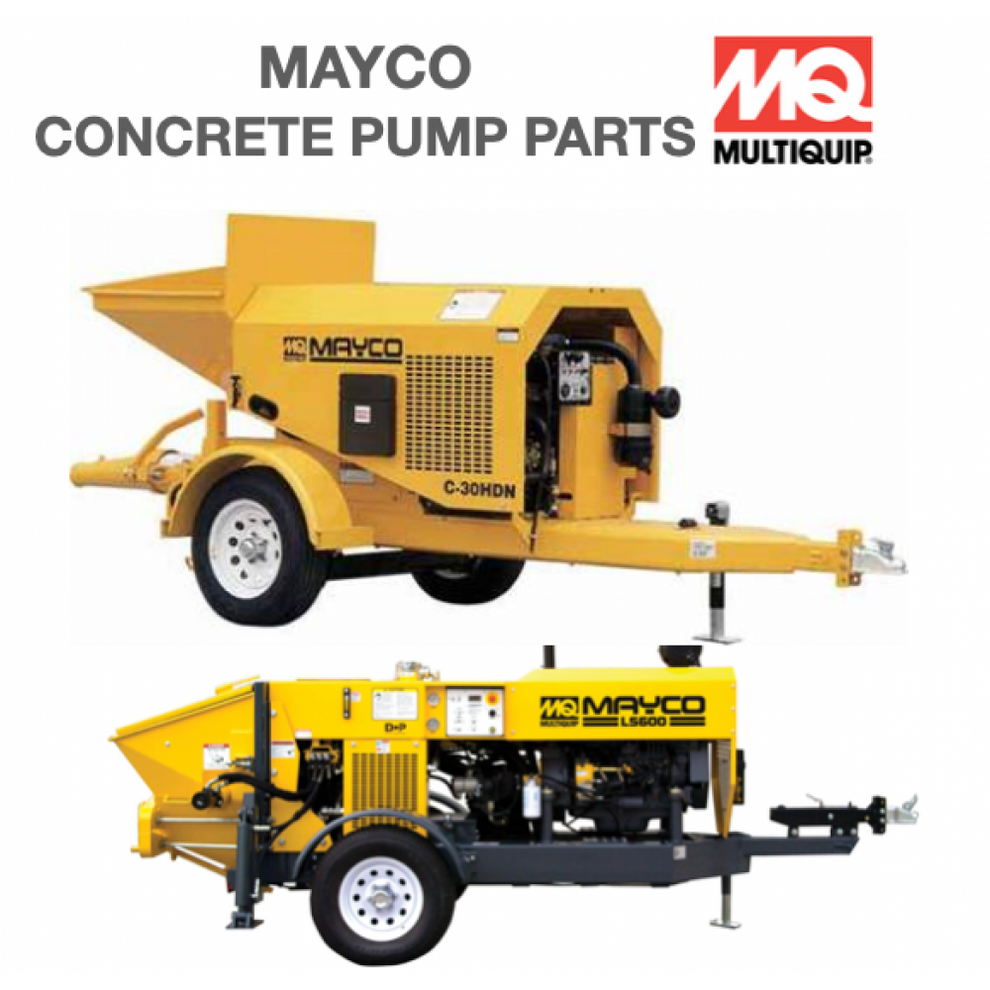 EM135 Bolt 1-1/4” -12X7” Hex Hd. for C30HDNI Mayco Concrete Pump by Multiquip