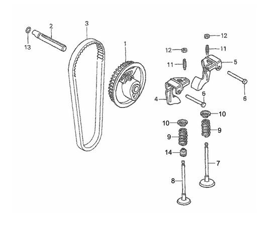 Piston Connecting Rod Assembly Parts-MTX60HD Honda GX100UKRBF Engine