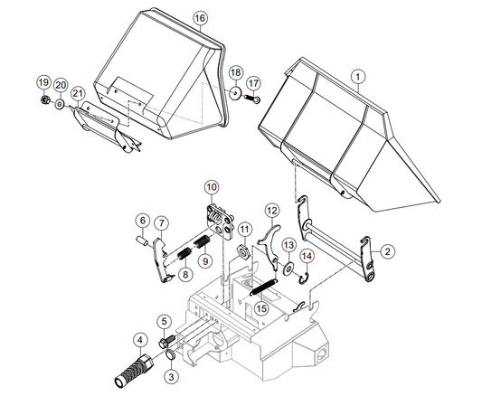 TB11G Tub Mount Assembly (Electric/Gas) Parts by Multiquip Whiteman
