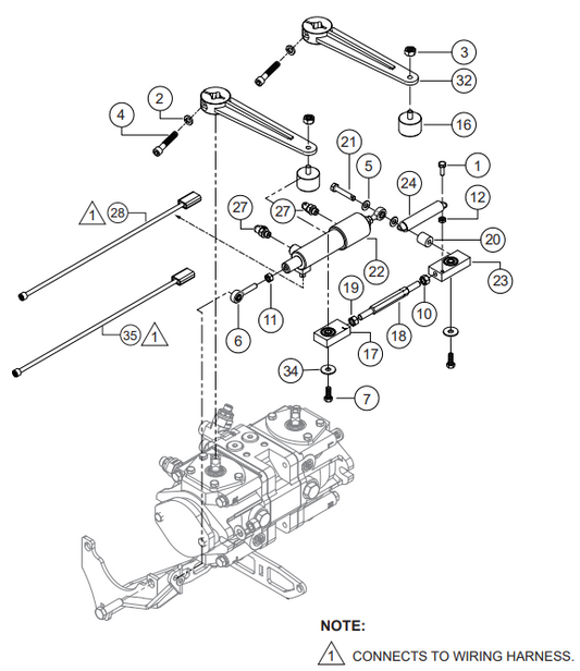 HTXG6DF SN PB2003172 And Below — Pump Levers Assembly Parts By Multiquip Whiteman