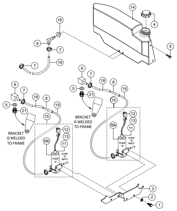 HTXG6DF SN PB2003172 And Below — Spray Assembly Parts By Multiquip Whiteman