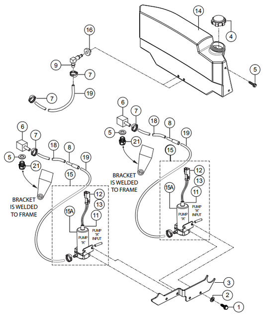 HTXG6DF SN PB2003172 And Below — Spray Assembly Parts By Multiquip Whiteman