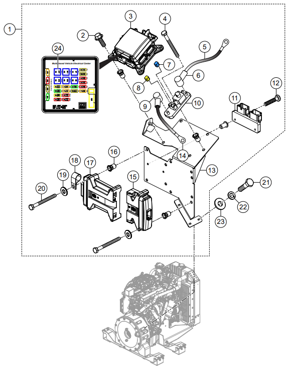 STXDF Electrical Control Panel Assembly Parts