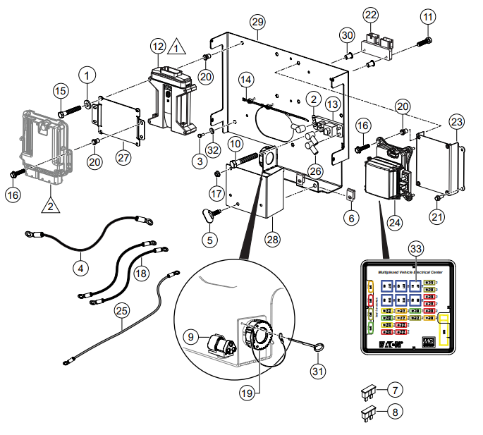 STX6H Electrical Control Panel Assembly Parts