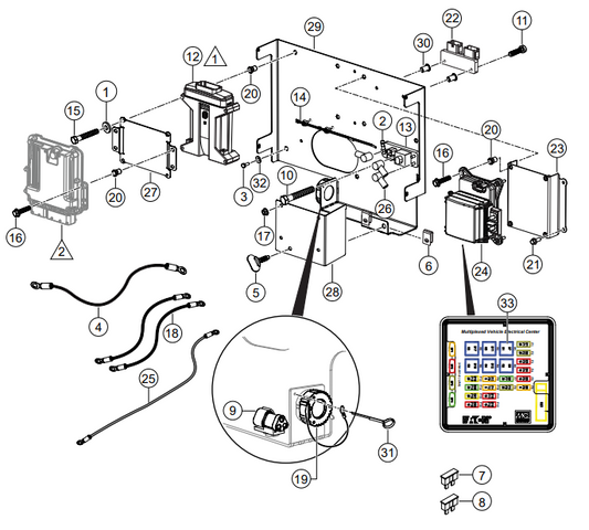 STX6H Electrical Control Panel Assembly Parts