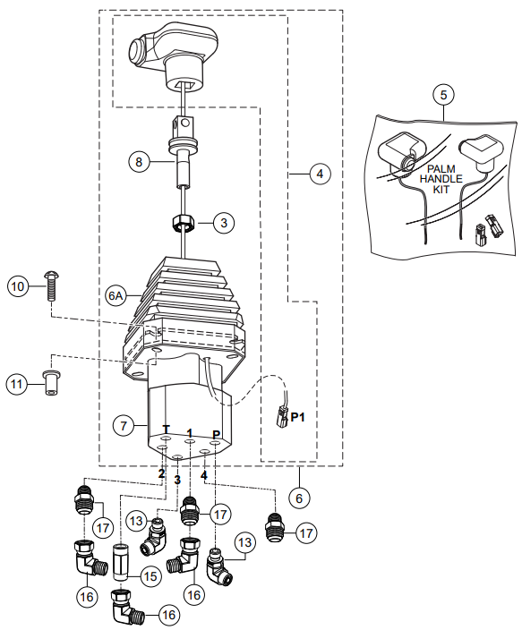 STX6H Right-Hand Valve Assembly Parts